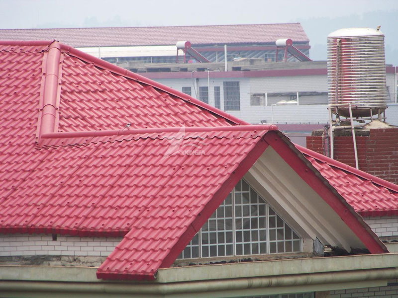 新型屋面建材合成樹(shù)脂瓦，傳統(tǒng)建筑用瓦的傳承替代建筑材料